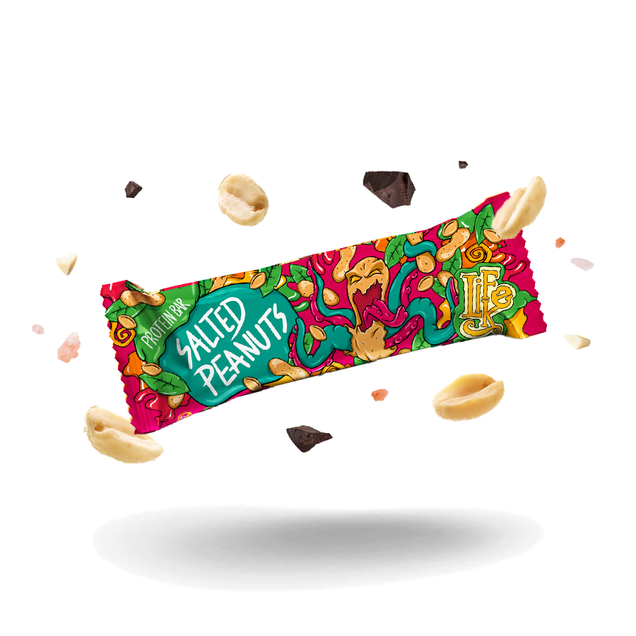 Protein Bar Salted peanuts & chocolate se sladidlem Protein Bar Salted peanuts & chocolate se sladidlem