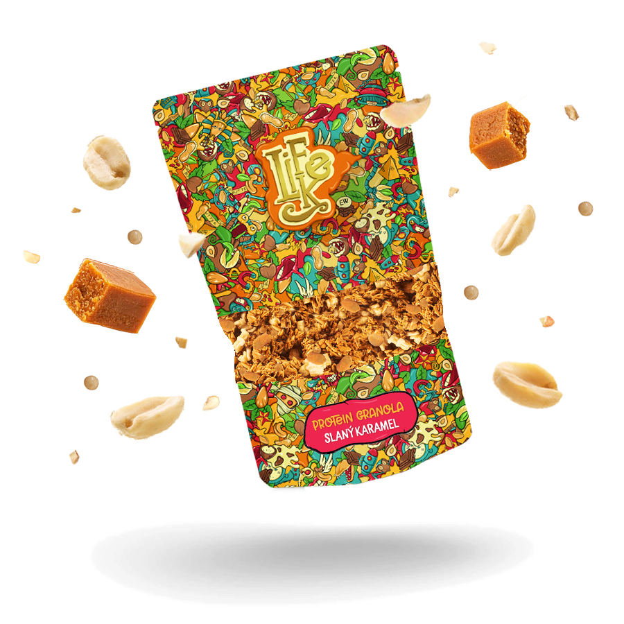 Protein granola slaný karamel Protein granola slaný karamel